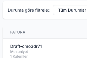 E-Fatura Entegrasyonu
